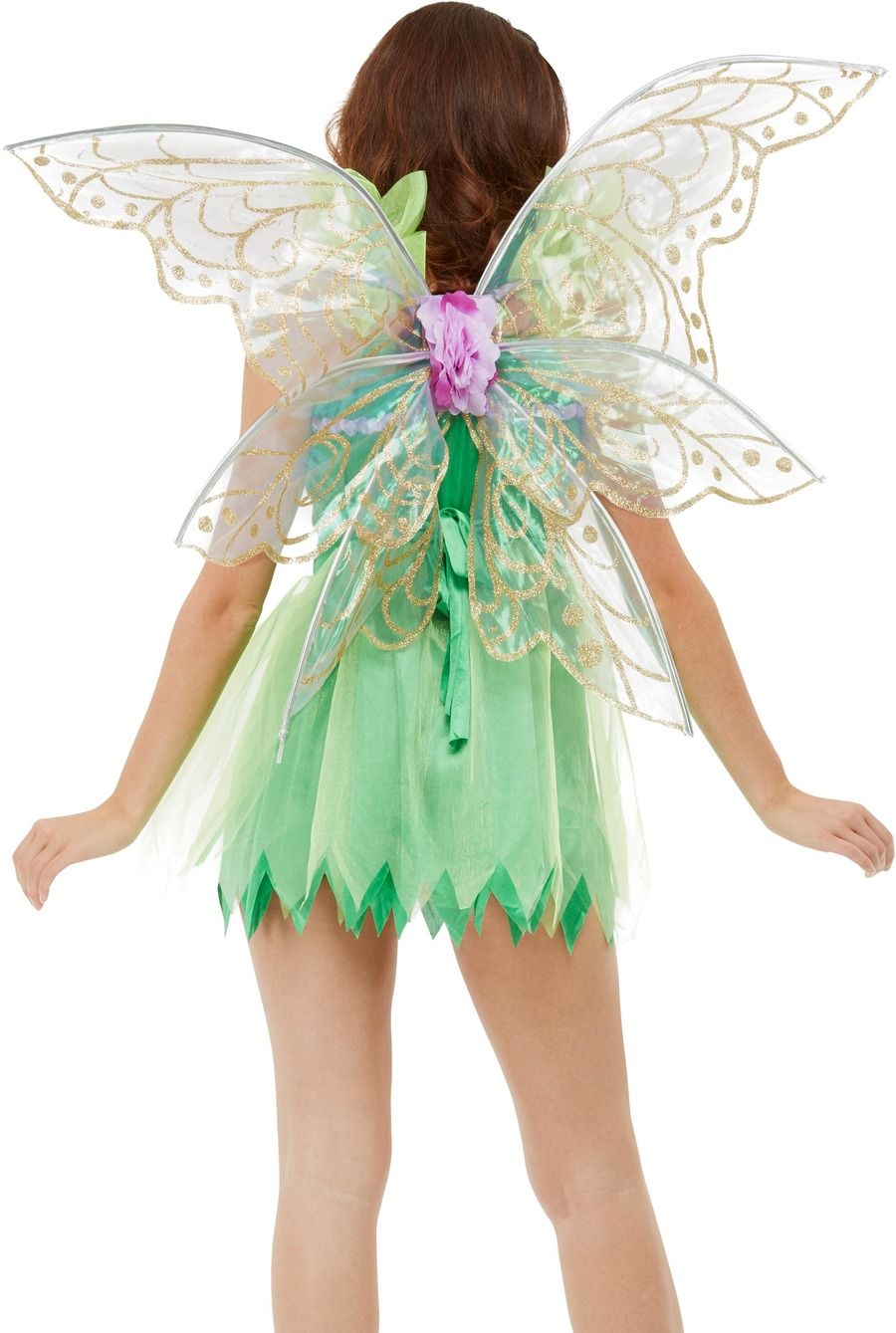 Pretty Pixie Fairy Wings Adults Childrens Deluxe Tinkerbell Fairy Fancy Dress 86cm
