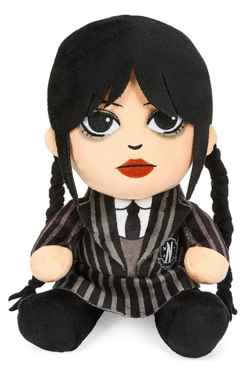 Wednesday Addams Plush Phunny Kids Soft Toy Collectable Addams Family Toy