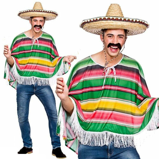 Adult Mexican Bandit Poncho
