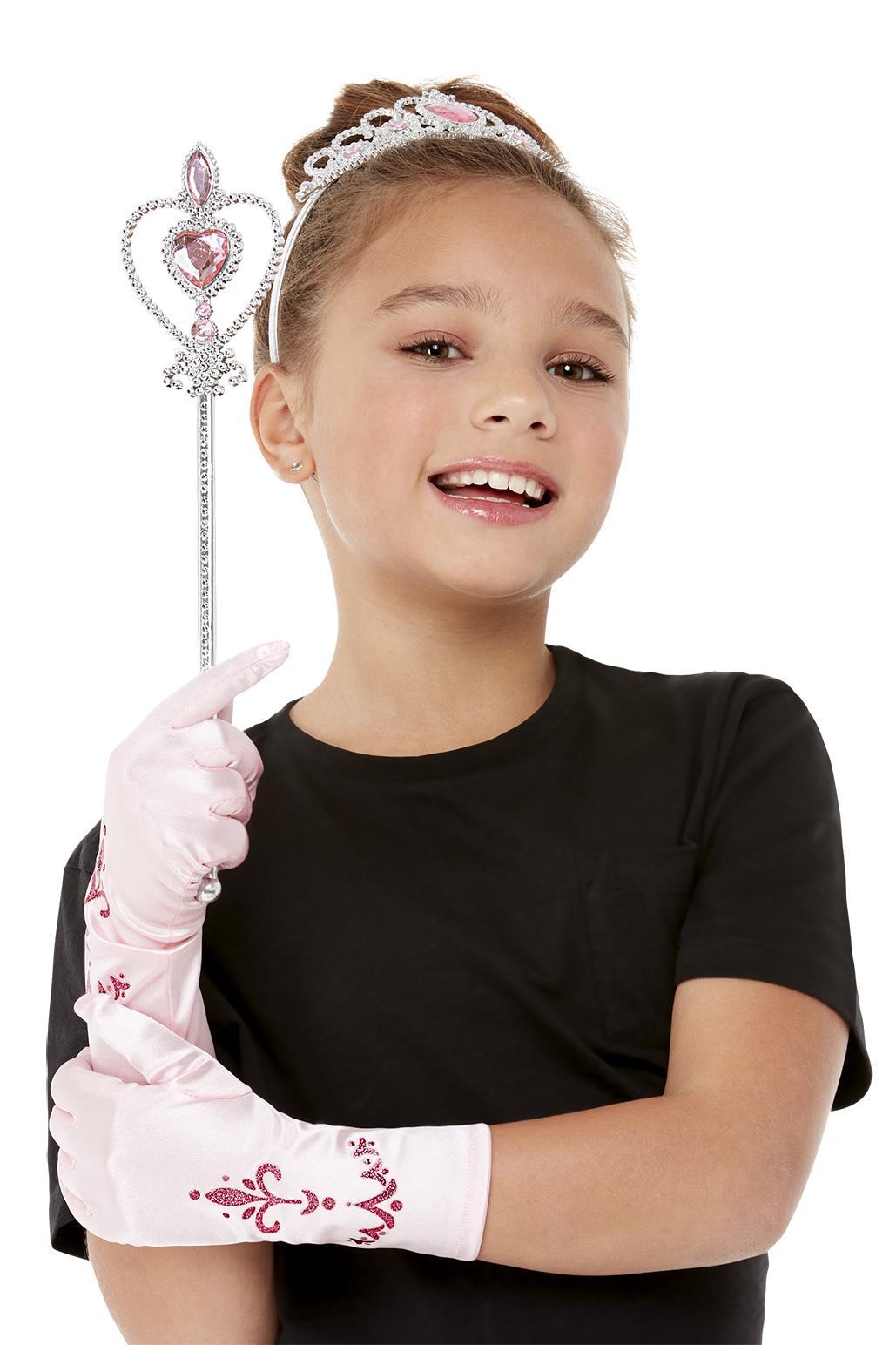 Pink Princess Kit Childrens Fancy Dress Costume Princess Fairytale Girls Kids New