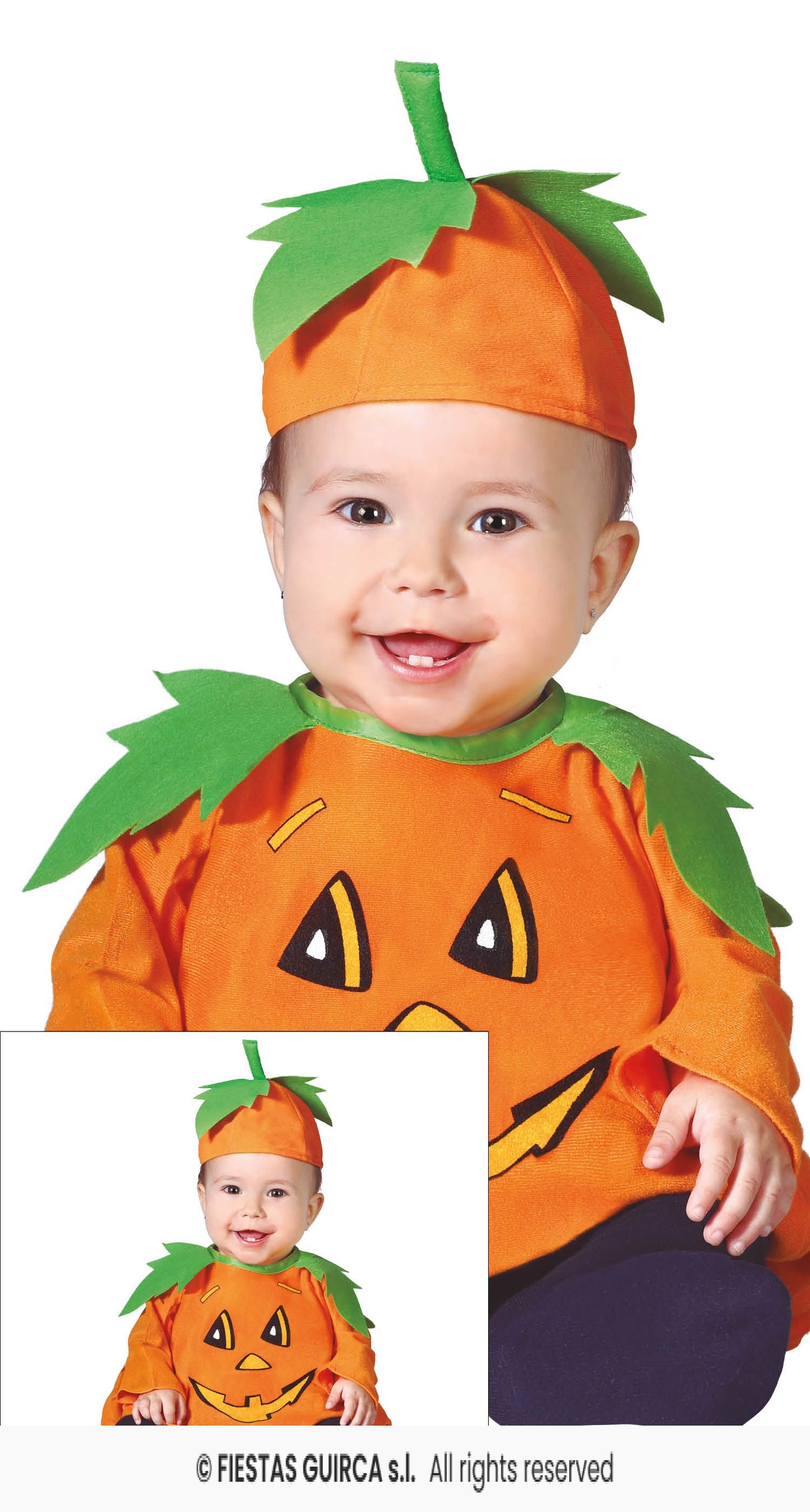 Pumpkins Halloween Fancy Dress Costume Boys Girls Pumpkin Outfit Toddlers Age 1-2