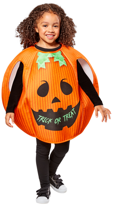 Toddler Pumpkin Costume Kids Halloween Fancy Dress Outfit Girls Age 1-6