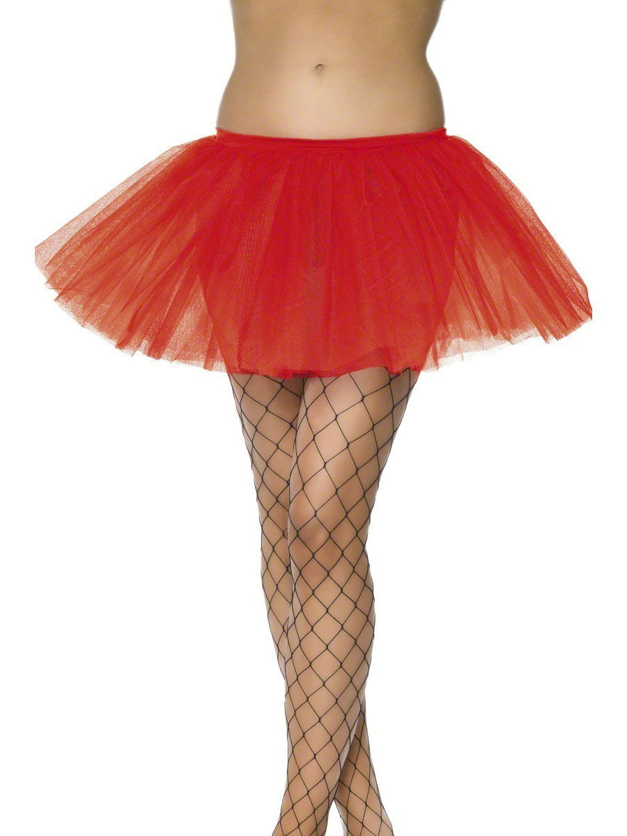Red Petticoat Tutu Short 30cm Underskirt Ladies Sexy Fancy Dress Accessory