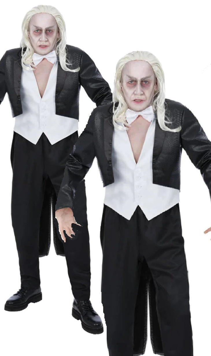 Rocky Horror Show Riff Raff Costume Licensed Adults Fancy Dress Outfit