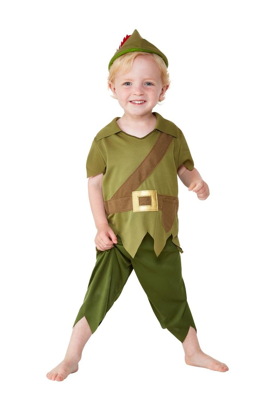 Cute Toddler Robin Hood Fancy Dress Costume World Book Day Outfit Age 1-4