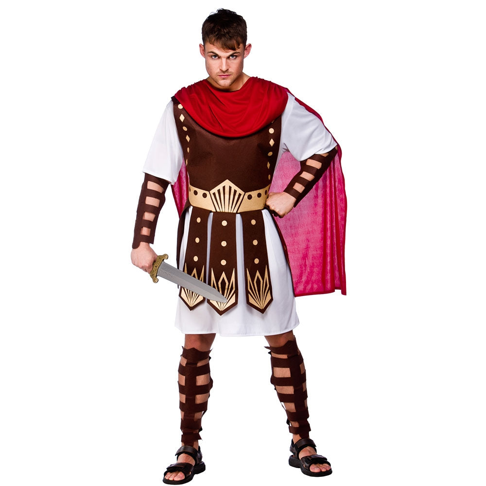 Adult Roman Centurion Outfit Fancy Dress Costume Gladiator Warrior Mens Gents