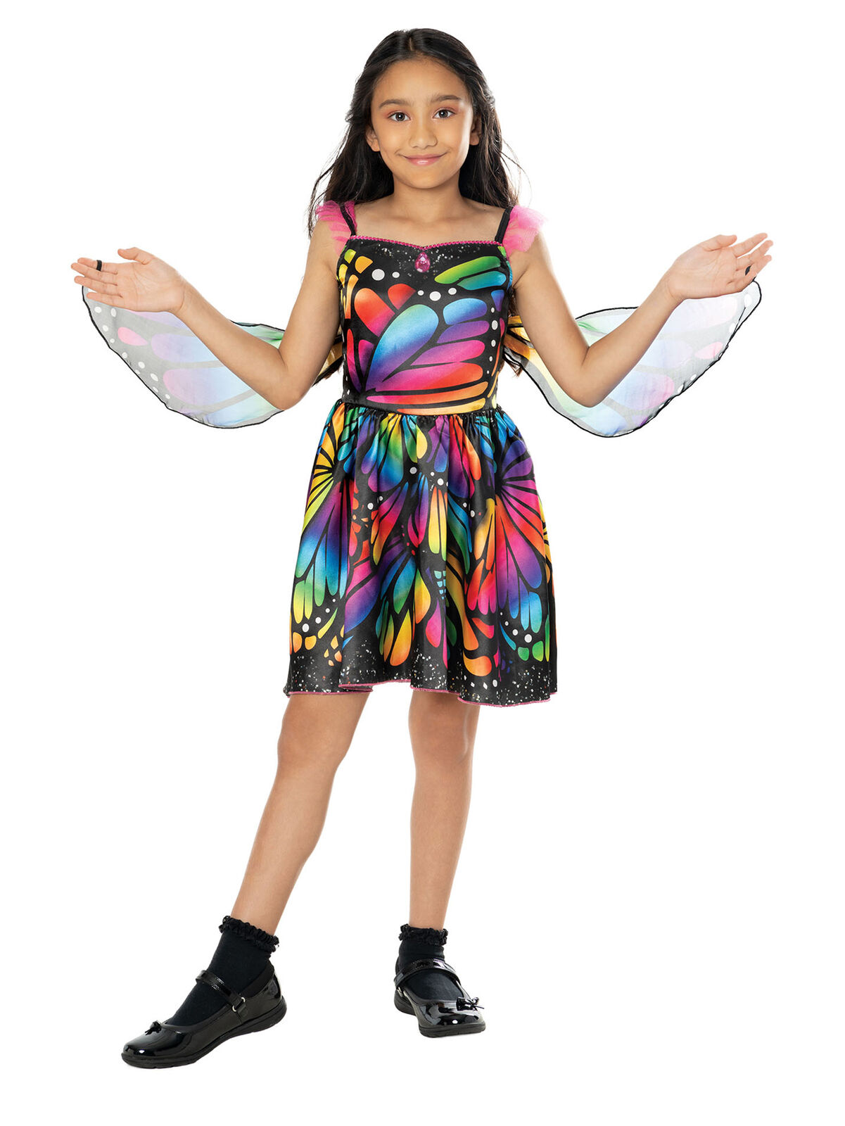 Butterfly Costume Girls Insect Book Day Fancy Dress Outfit Kids Fairytale