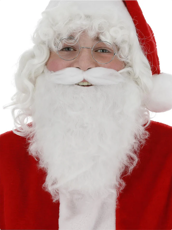 Santa Beard Adults Fancy Dress Father Christmas Xmas Accessory