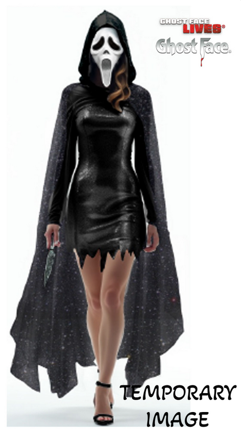 Ladies Ghost Face® 30th Anniversary Scream Halloween Fancy Dress Costume Funworld