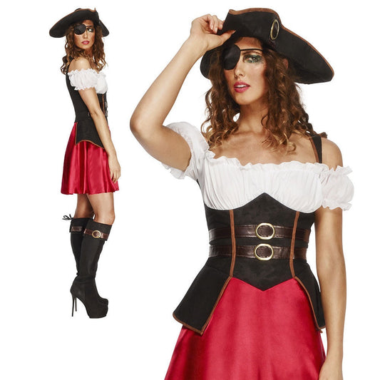 Fever Pirate Wench Costume, with Dress