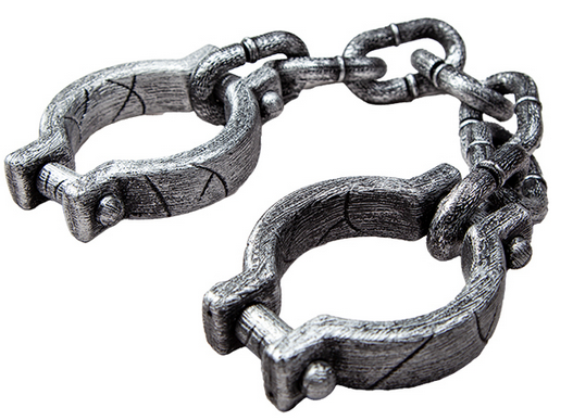 Shackle Handcuffs Adults Convict Prisoner Stag Hen Funny Fancy Dress