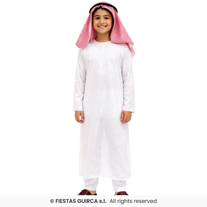 Shiek Costume National Dress Boys Fancy Dress Outfit Kids Outfit Arab Age 5-12