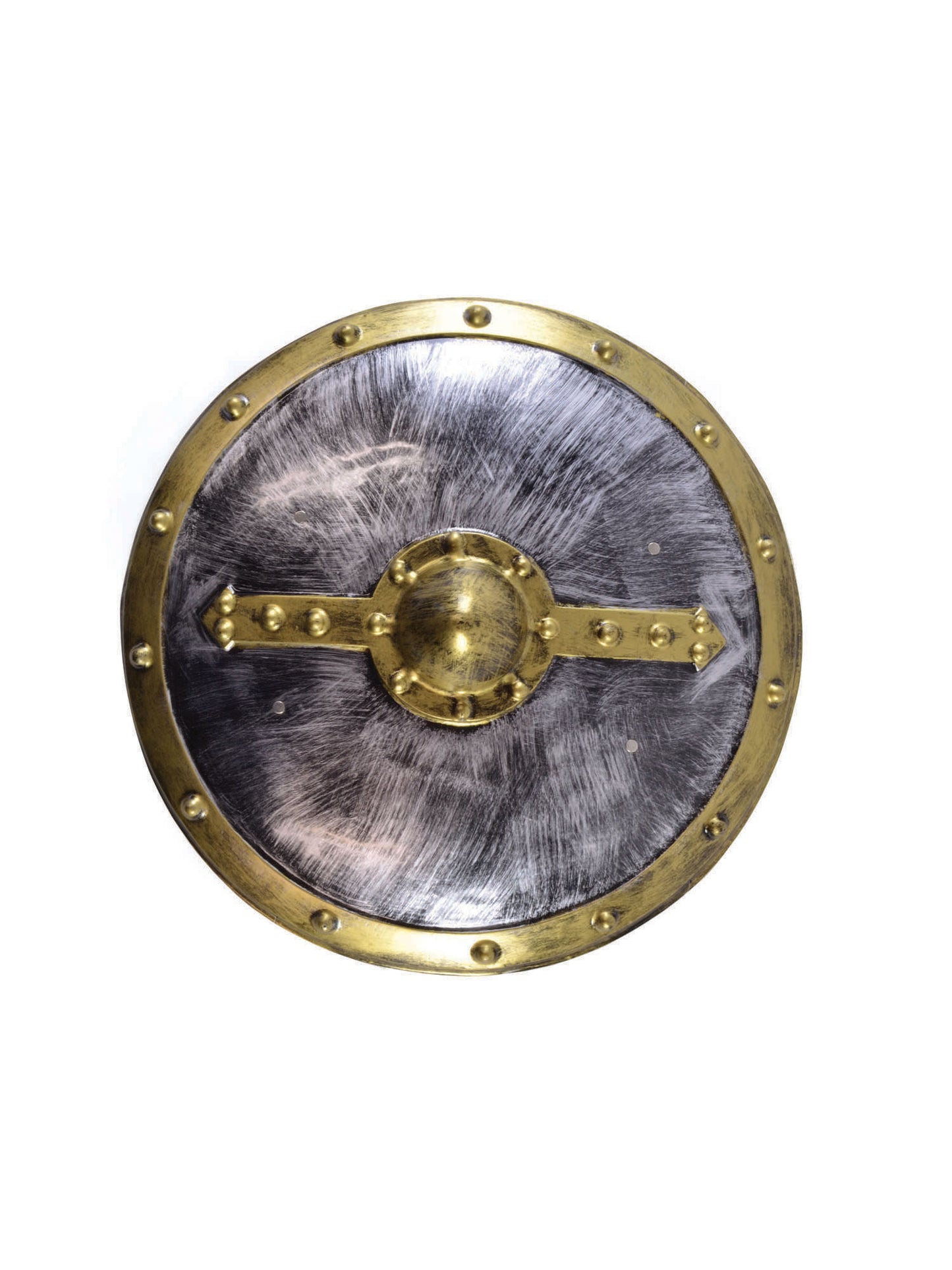 Round Shield 48cm Weapon Prop Fancy Dress Accessory Viking Adults Kids