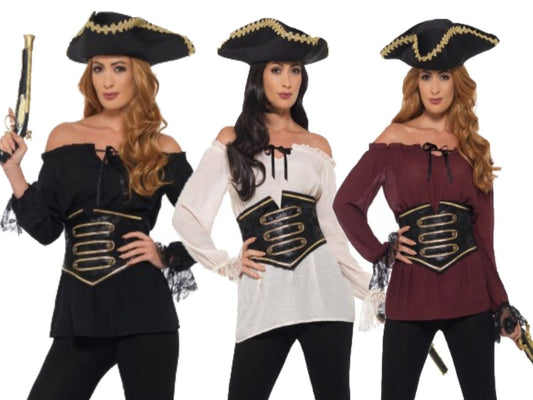 Deluxe Pirate Shirt, Ladies