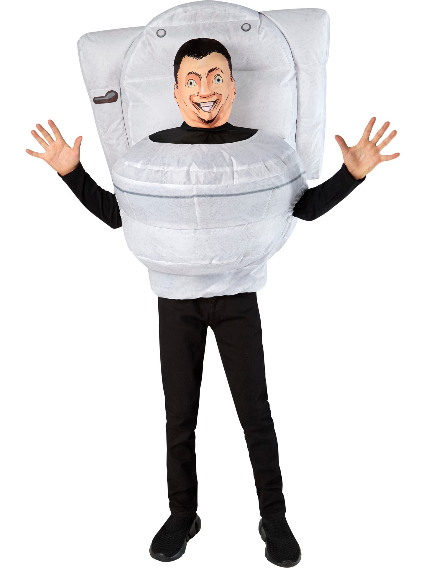 Ski Bidi Toilet Film TV Official Inflatable Toilet Costume Adults Fancy Dress
