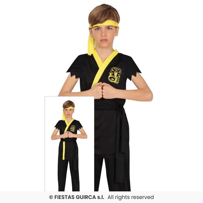 Snake Fighter Ninja Fancy Dress Outfit Martial Arts Japanese Boys Outfit Age 5-12