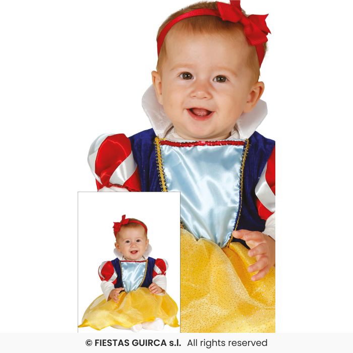 Little Snow Princess Costume Fairytale Girls Book Day Fancy Dress Outfit Age 1-2