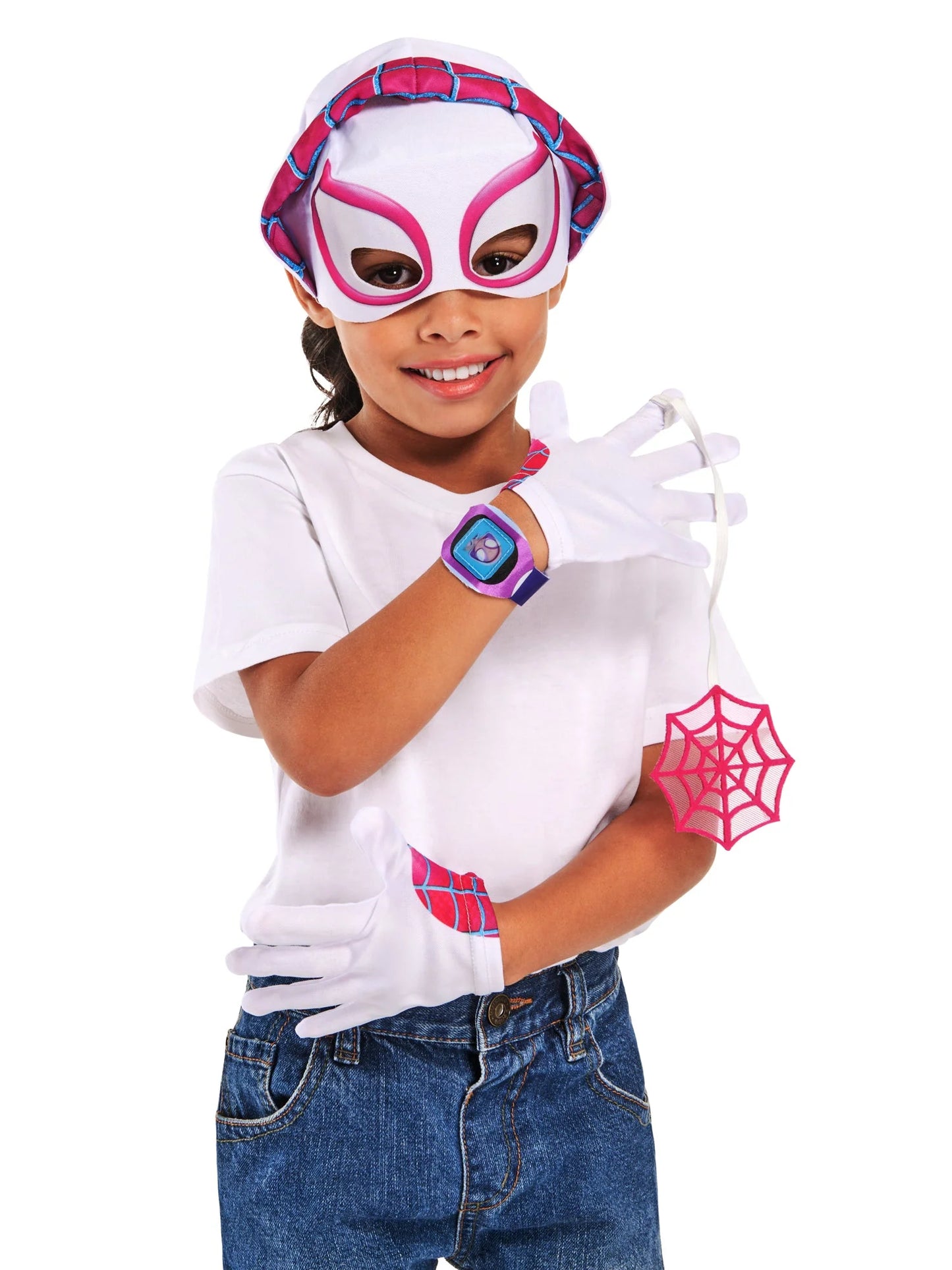 Ghost-Spider Toddler Accessory Set Marvel Girls Spiderman Fancy Dress Kit