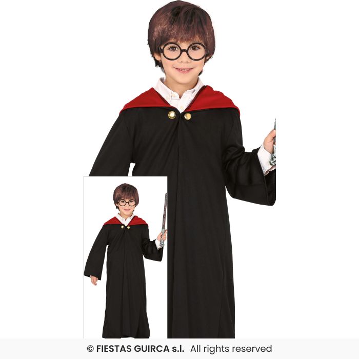 Magic Student Costume Harry Boys Fancy Dress Robe School Outfit Age 3-12