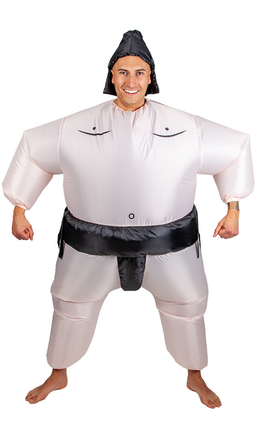 Inflatable Sumo Wrestler Costume Adults Novelty Funny Fancy Dress