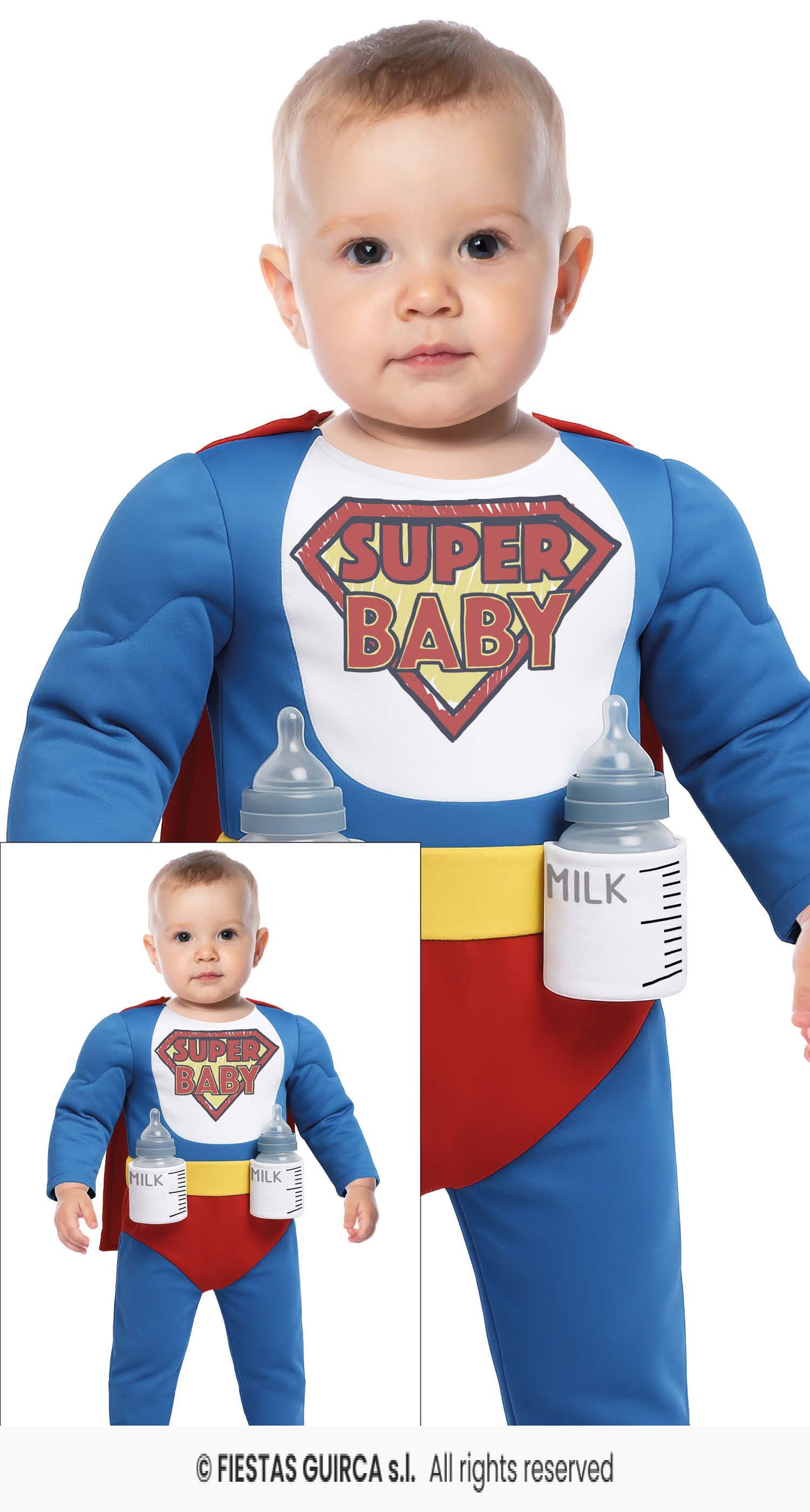 Super Baby Kids Fancy Dress Costume Baby Boy Toddler Superhero Outfit 1-2 Years