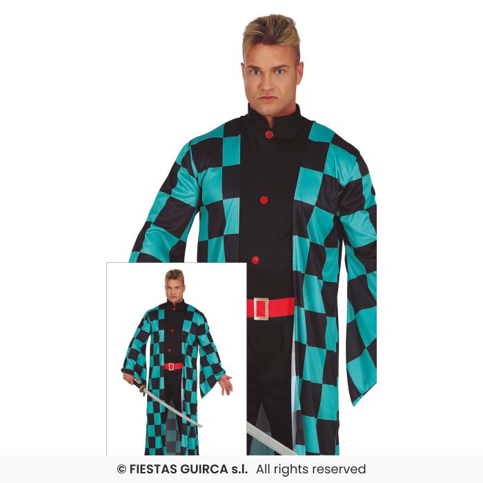 Swordman Chinese Martial Arts National Dress Fancy Dress Costume Mens