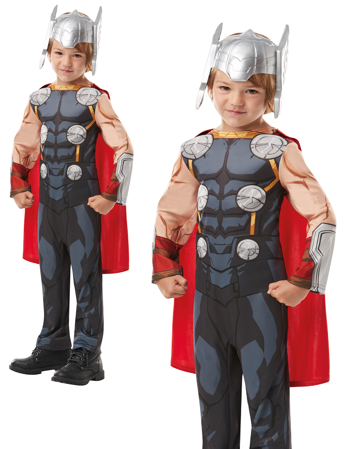 Thor Costume Marvel Superhero Fancy Dress Outfit Boys Girls Book Day