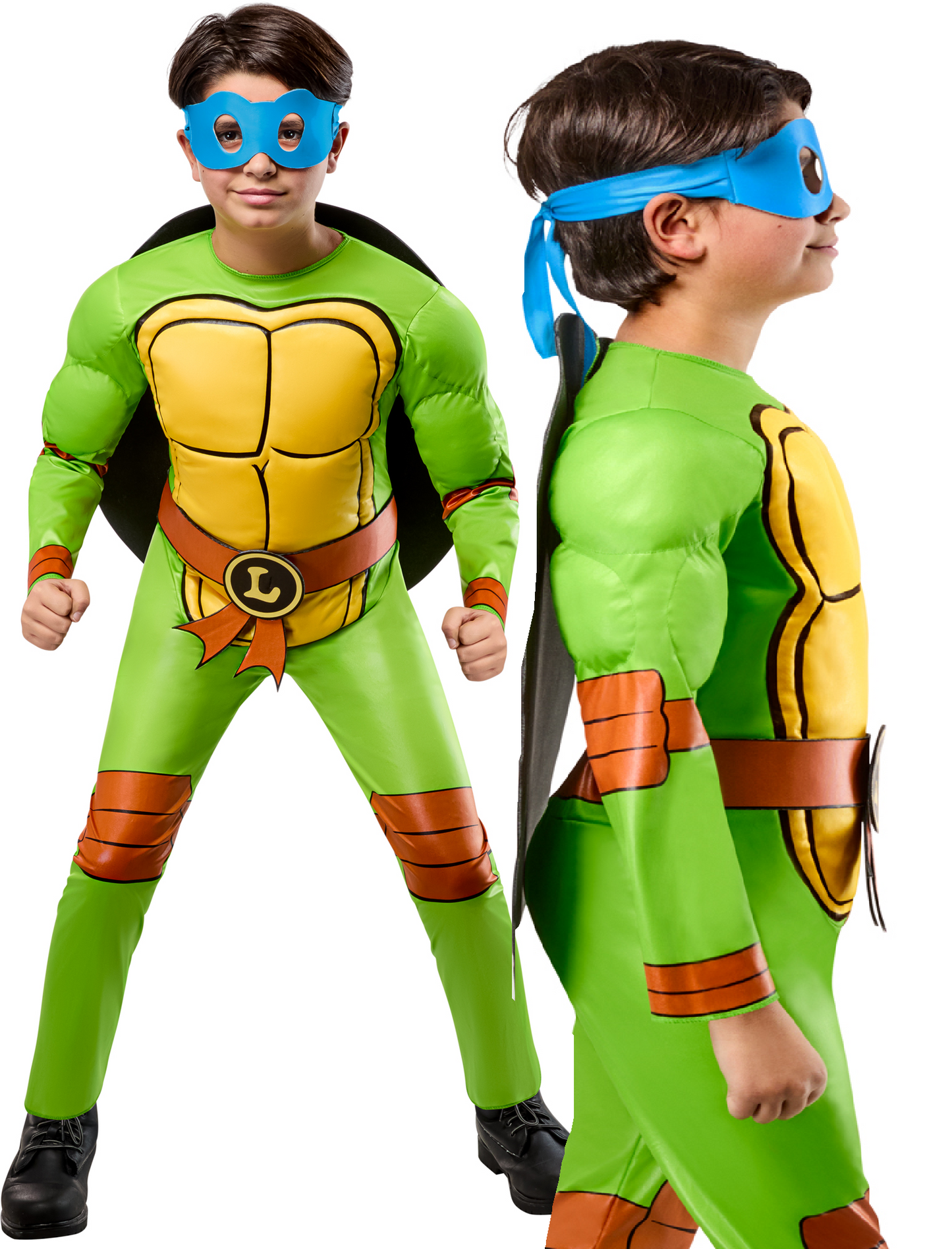 Teenage Muntant Ninja Turtle Kids Costume Official Fancy Dress Outfit Boys Girls