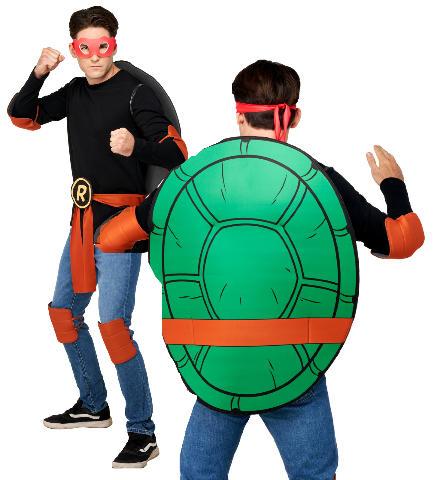 Teenage Muntant Ninja Turtle Kit Adults Official Fancy Dress Costume Kit Ladies Men