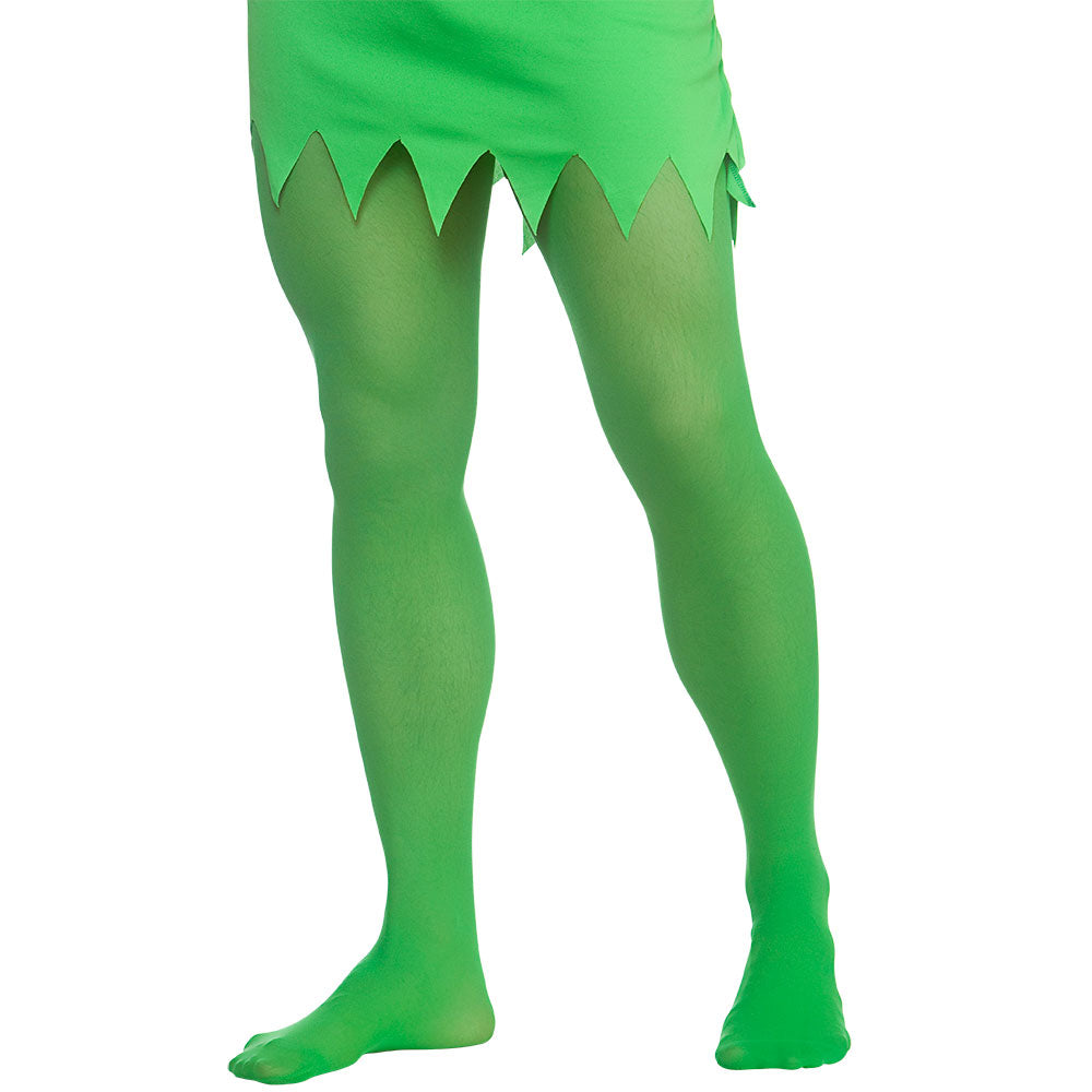 Green Elf Tights Mens Christmas Grinch Fancy Dress Accessory Xmas Elves