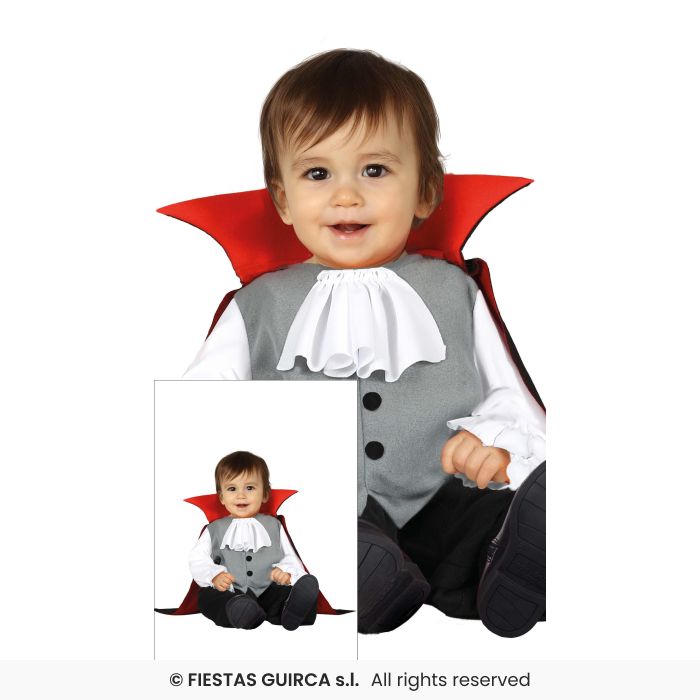 Cute Boys Vampire Fancy Dress Costume Toddlers Dracula Halloween Outfit Age 1-2