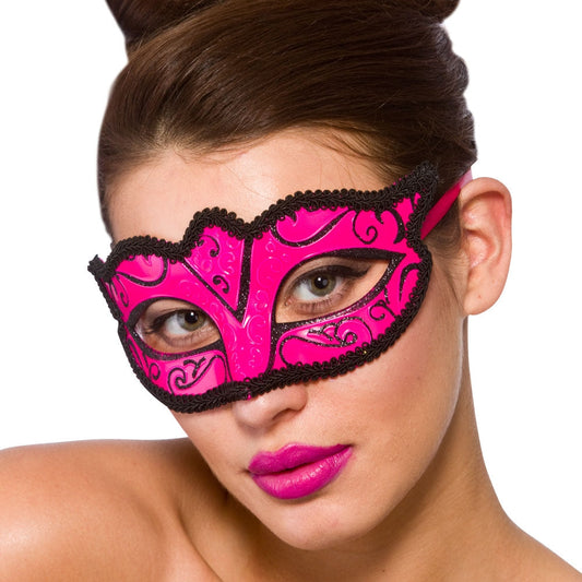 Verona Eye Mask - Pink Glitter