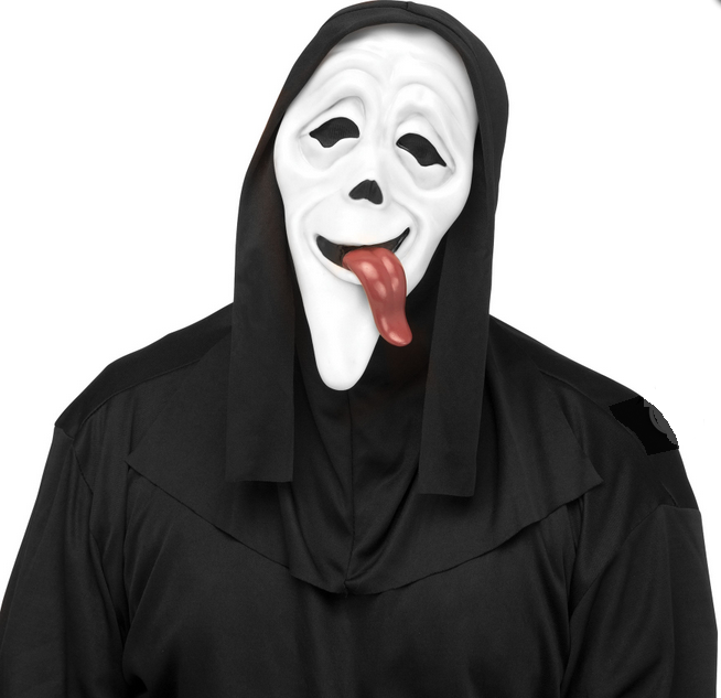 Scream Mask Scary Movie Adults Halloween Fancy Dress Fun World