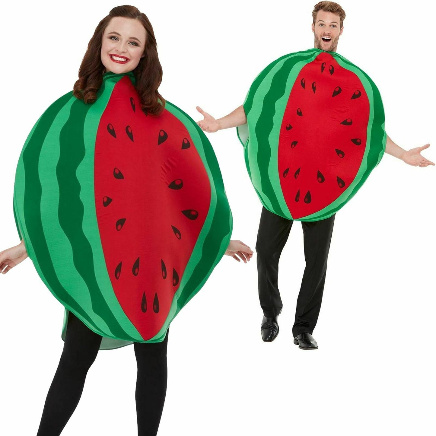 Watermelon Adults Costume Funny Stag Do Food Mens Womens Fancy Dress Outfit