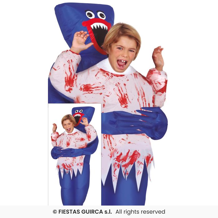 Carrying Woogie Costume Inflatable Funny Kids Fancy Dress Outfit Age 7-9