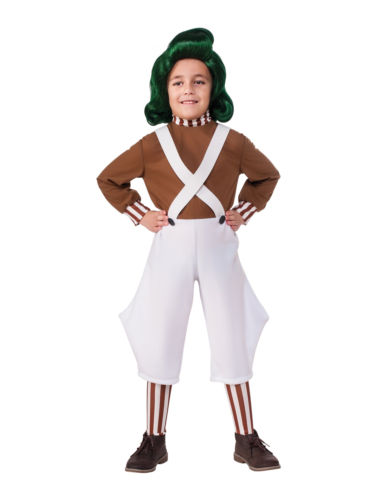 Willy Wonka Adults & Kids Charlie Fancy Dress Book Day Boys Girls Outfit Oompa Loompa
