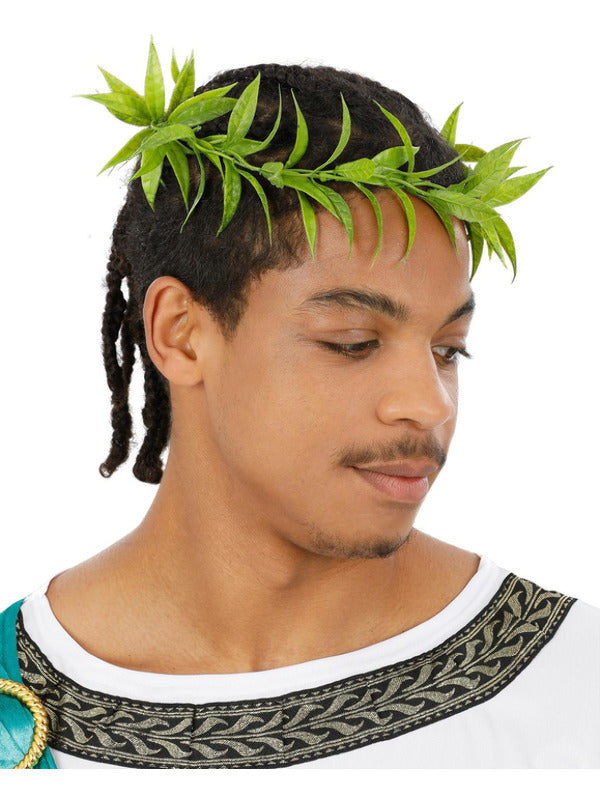 Adult Grecian Laurel Leaf Headdress Roman Toga Party Fancy Dress Mens Ladies