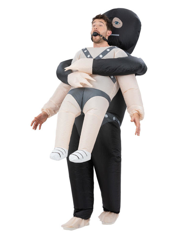 Inflatable Gimp Costume Stag Night Adults Fancy Dress Costume Blow Up Comdey Outfit