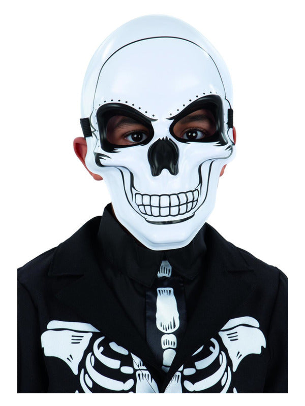 Skeleton Mask Kids Halloween Skul Fancy Dress Accessory Boys Girls