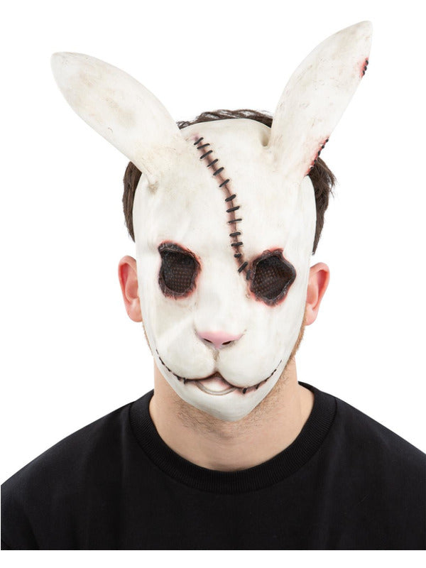 Horror Bunny Latex Mask Adults Halloween Fancy Dress Accessory Bunny Rabbit