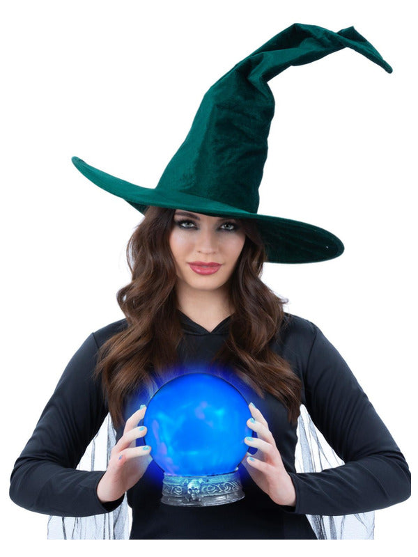 Crystal Ball Light Up Fortune Teller Witches Witch Fancy Dress Accessory Party Prop