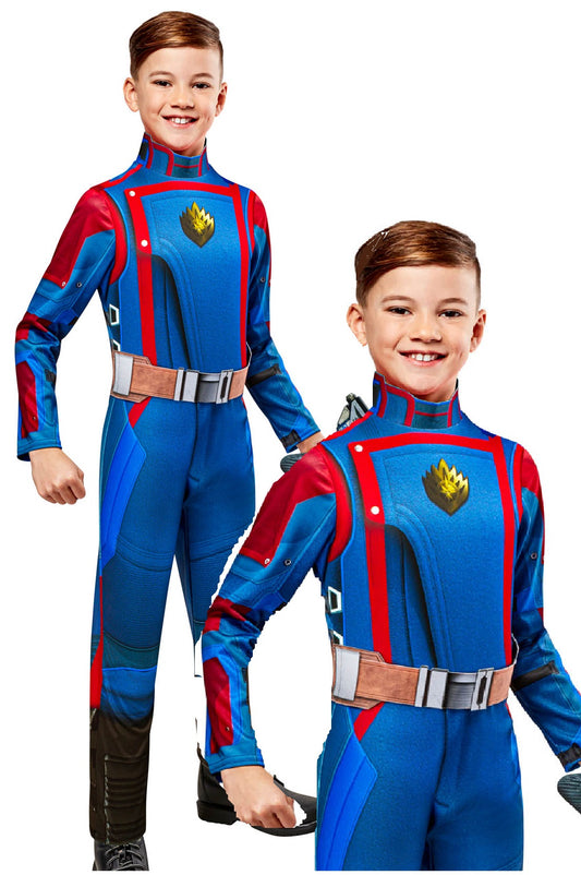 Star-Lord Child Deluxe Costume + Weapon Kids Fancy Dress Outfit