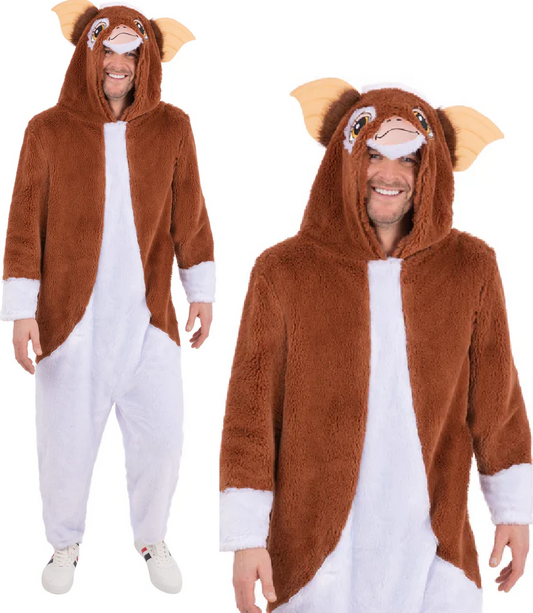 Deluxe Gremlins Gizmo Costume Adults Horror Mens Fancy Dress Outfit M L