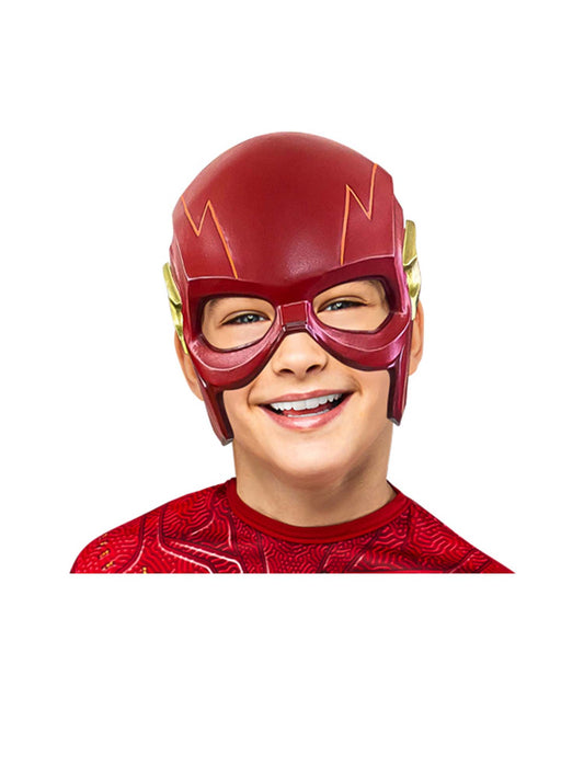 Flash Half Mask Kids Superhero Official Marvel Fancy Dress Mask Boys Girls