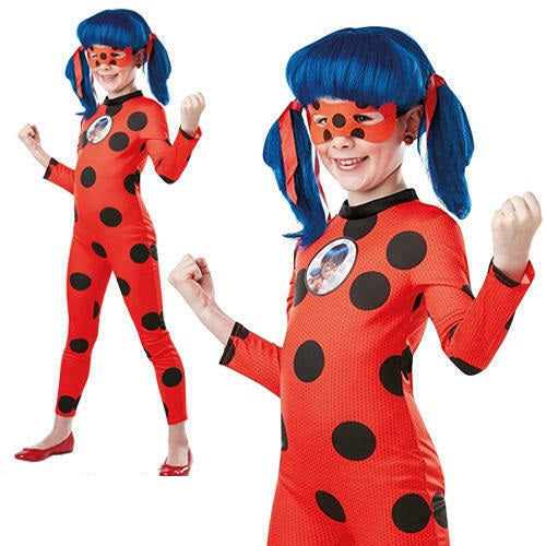 Girls Deluxe Miraculous Ladybug World Book Day Fancy Dress Costume Kids