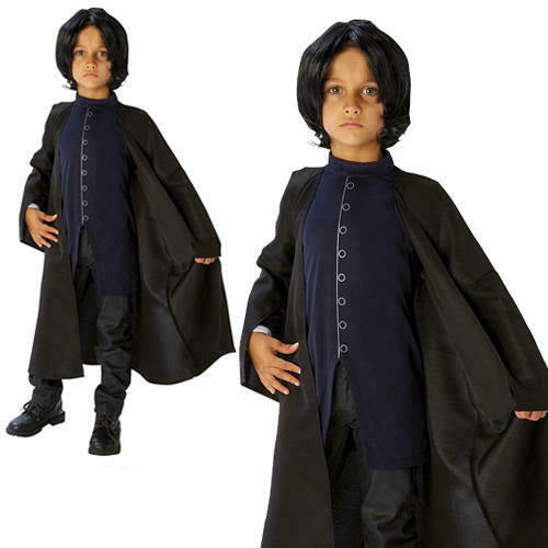 Harry Potter Boys Professor Snape Costume World Book Day Kids Boys Fancy Dress
