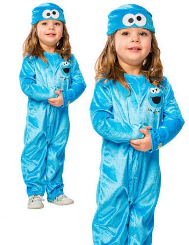 Cookie Monster Toddler Costume Sesame Street Kids Babies Fancy Dress