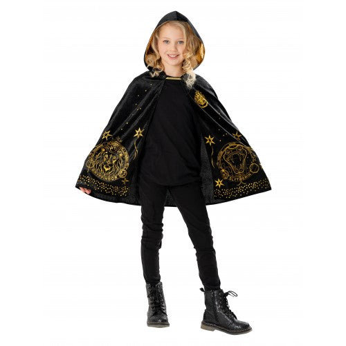 Harry Potter Gold Cape Licensed Kids Book Day Fancy Dress Costume