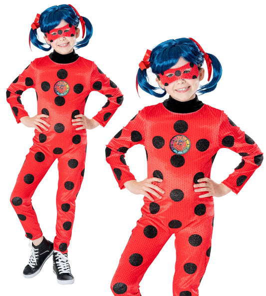 Miraculous Ladybug Premium Superhero Child Book Day Fancy Dress Outfit
