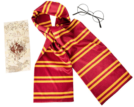 Harry Potter Scarf & Glasses Set Kids Fancy Dress Costume Book Day
